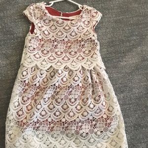Zara layered lace dress in size 6